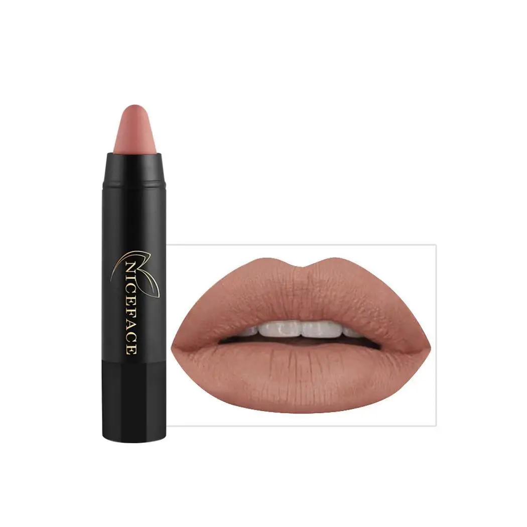 Women Make Up Cosmetics Moisture Matte Lipstick 17g 3Years Pen China Draw suitable lip liner along the lip