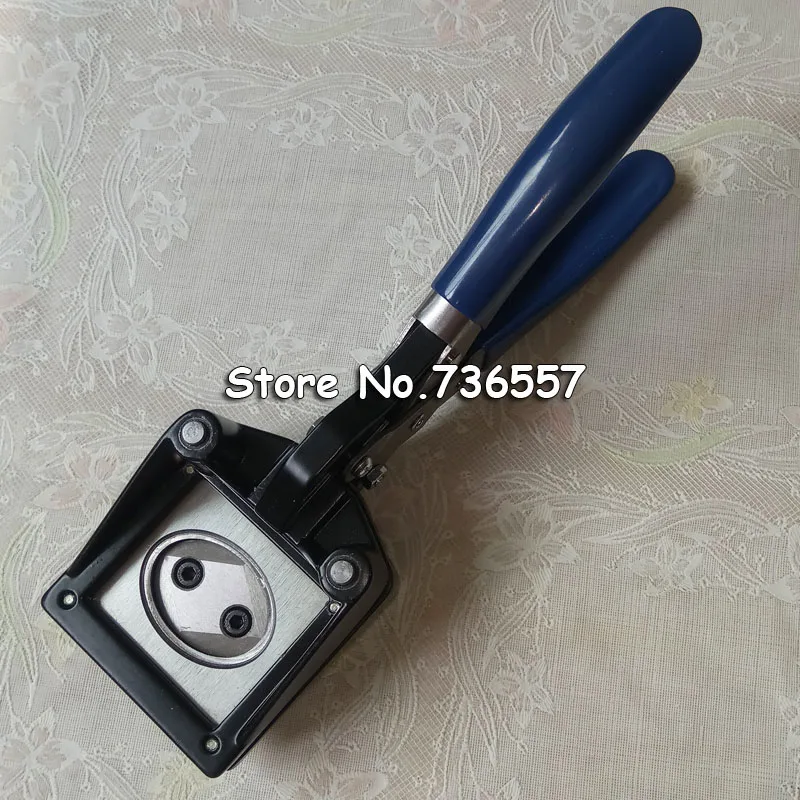 Ручной Овальный 25*35 мм бумажный Графический пробойник высечки для Pro Button Maker эллипса высечки