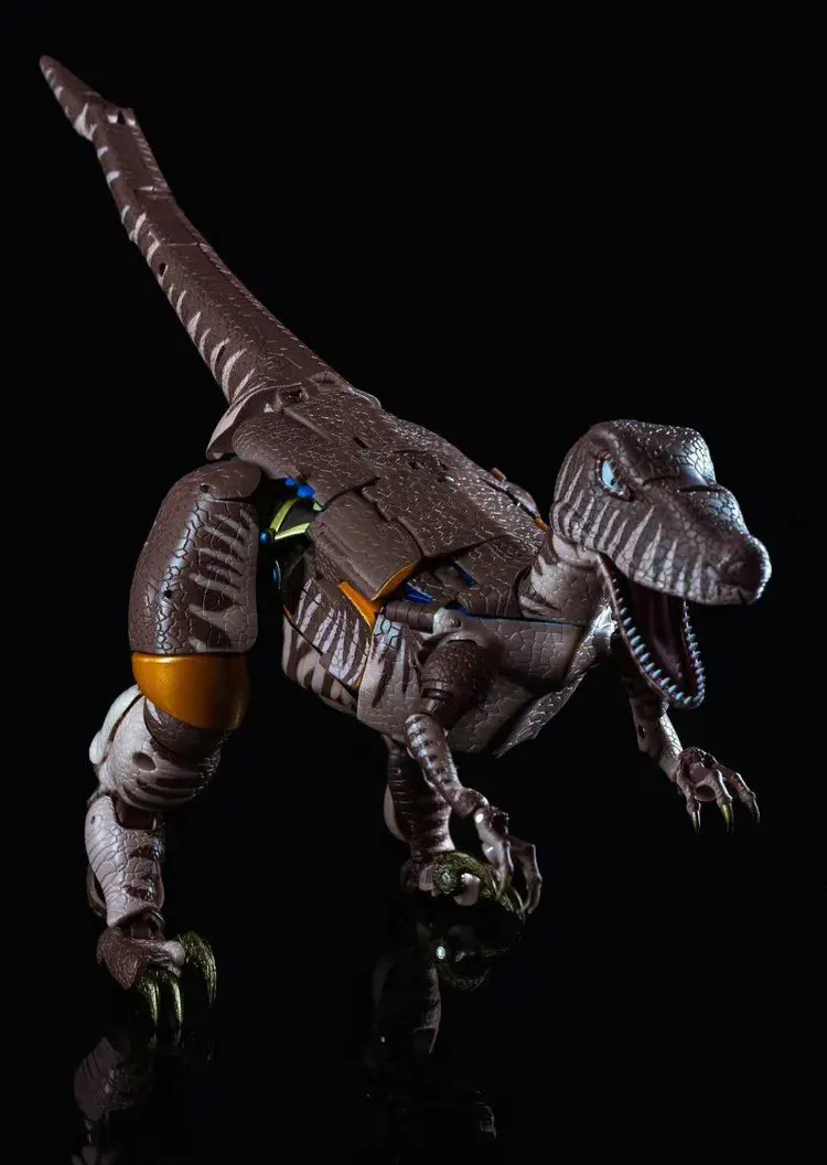Figura de Ação Robô para Transformação Dinossauro Brinquedo Mp41 Segunda Guerra Tkr Rex bw 4 Figuras de ação
