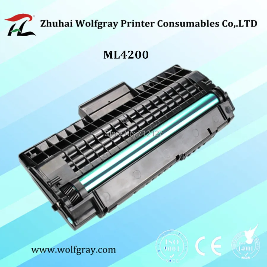 Продажа YI LE CAI 1PK Совместимый лазерный тонер картридж ML 4200 ml4200 для samsung SCX 4200 scx4200 SCX 4300 scx4300 принтера