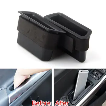 

BBQ@FUKA 2Pcs/pair Interior Front Side Door Armrest Storage Box Case Holder Fit For 2008-2013 XC60 Car Styling Auto Accessories