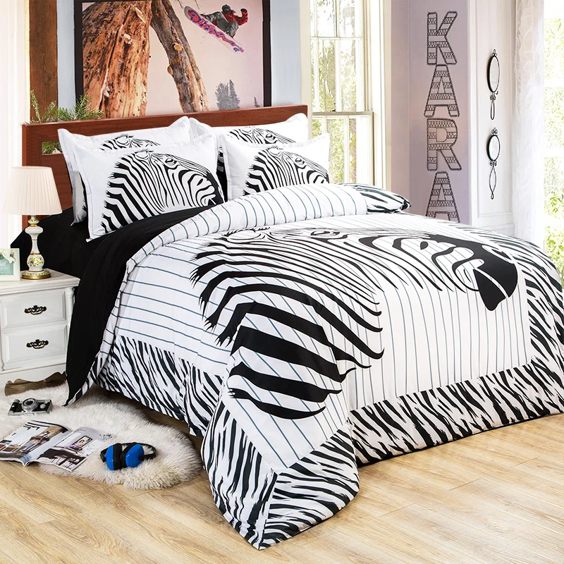 white black zebra bedding bedding set king queen twin white black zebra bedding bedding set king queen twin