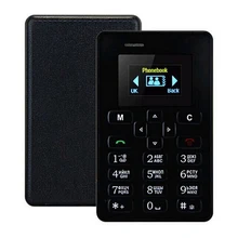 Neue ultradünne aiek m5 karte telefon 4,5mm mini tasche mobile aeku kreditkarte schlanke telefon russisch arabisch oder englisch tastatur
