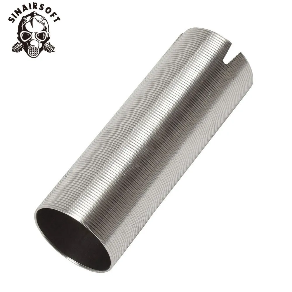 Горячая цилиндр из нержавеющей стали тип-1 для внутреннего ствола гладкая стена полный поток AEG Коробка передач Пейнтбол Стрельба