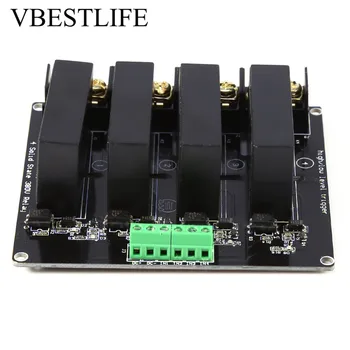 

New Relay Module 380V 8A 4 Channels Solid State Relay Module Board SSR Switch Controller