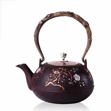 1.2L BPA ручная работа yixing самовар чугунный чайник стеклянный керамический эмалированный чайник из глины эмалированный чайник Пуэр зеленый чай