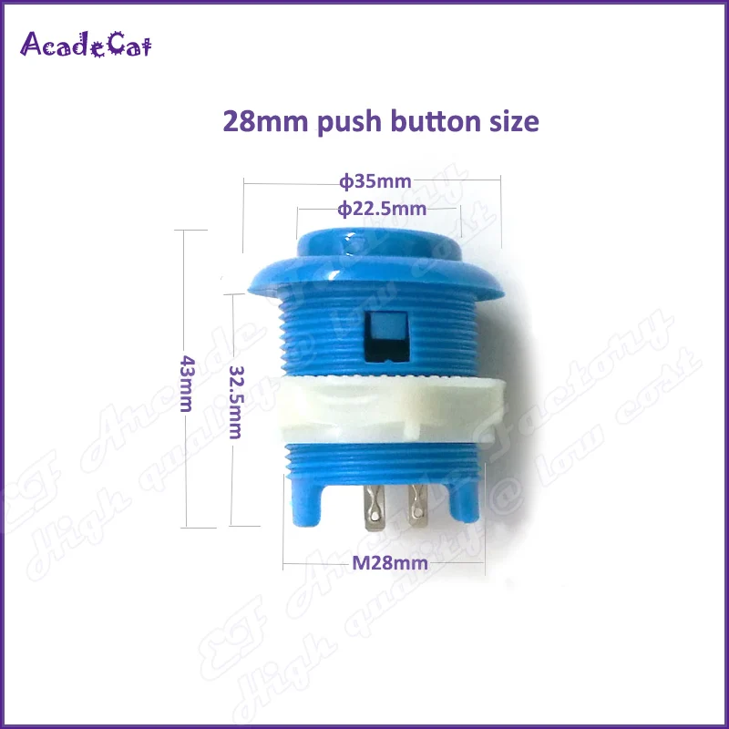 AC Push button size