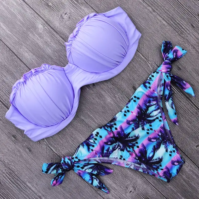 New 2018 Shell Bikini Set Swimsuits Bikinis Women Swimsuit Sexy Push Up Swimwear Female Bathing Suit Swim Wear Maillot De Bain