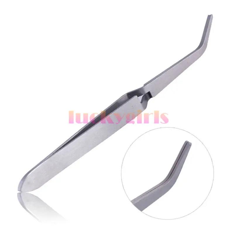 

Acrylic UV Gel Tips Sculpture Tweezers Clip Pick Up Nail Art Multi Function