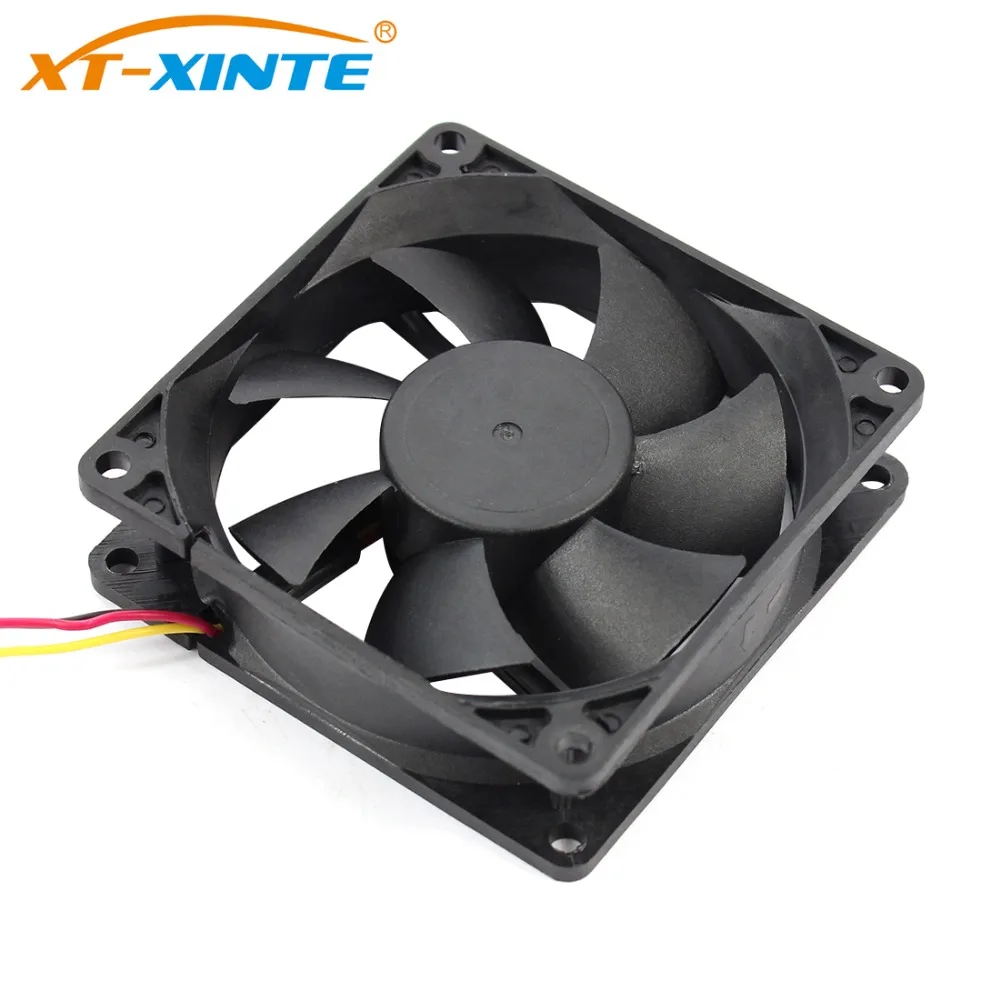 XT XINTE 8 см вентилятор Cooler 3Pin/двойной большой 4Pin 80x80x25 мм компьютер чехол 12В