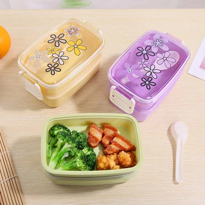 1200 мл Ланч бокс Bento Box в японском стиле для детей контейнер пикника портативный