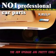 Car-Styling Rear Door Tail Gate stainless steel back door Trim Cover Sticker For Nissan Qashqai 2016 Exterior trim Decoration