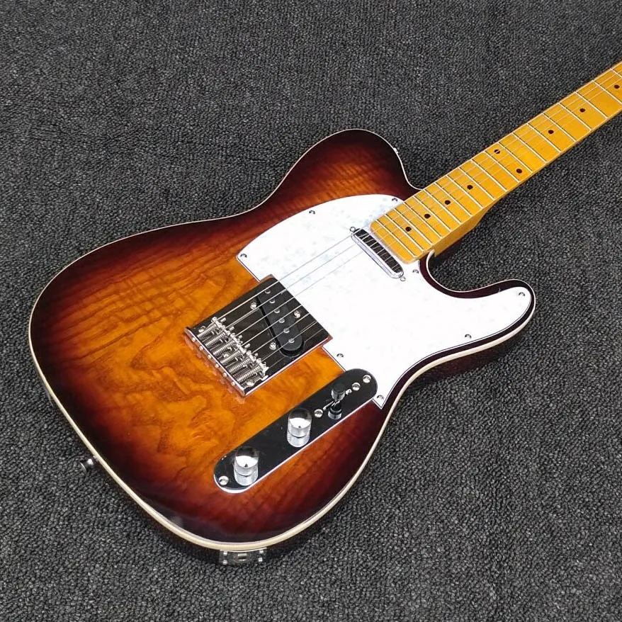 Marca Novo Padrão TL Guitarra Elétrica de Bordo Fretboard guitarra Chinesa Loja Personalizada Sunburst instrumentos musicais em estoque