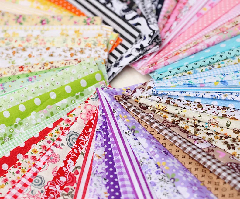 free shipping 60pcs / sets patchwork quilting fabric line package