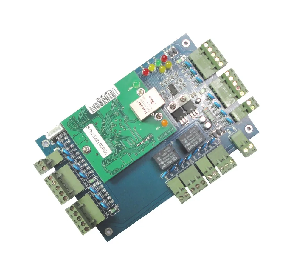 

Two Doors TCP/IP Control Panel System Software Setting Network Access Controller Board with RJ45 connector