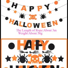 Хэллоуин непромокаемые украшения на заказ сад письмо сочетание флаг Горячий