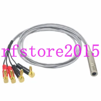 

Pro speaker audio Wire Hi-Fi 1/4" 6.35mm TRS to banana L plug DIY CANARE L2B2AT 3FT
