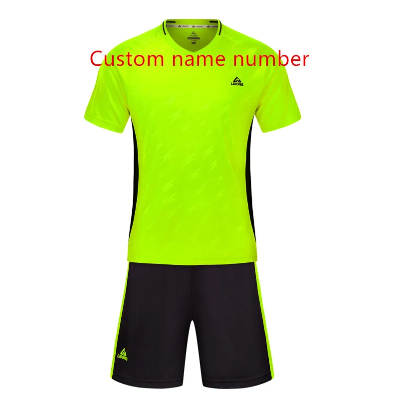 Men Child Soccer Jerseys Set Football Uniforms Training futbol maillot de foot voetbal tenue kids voetbalshirts Custom - Цвет: Customization-4