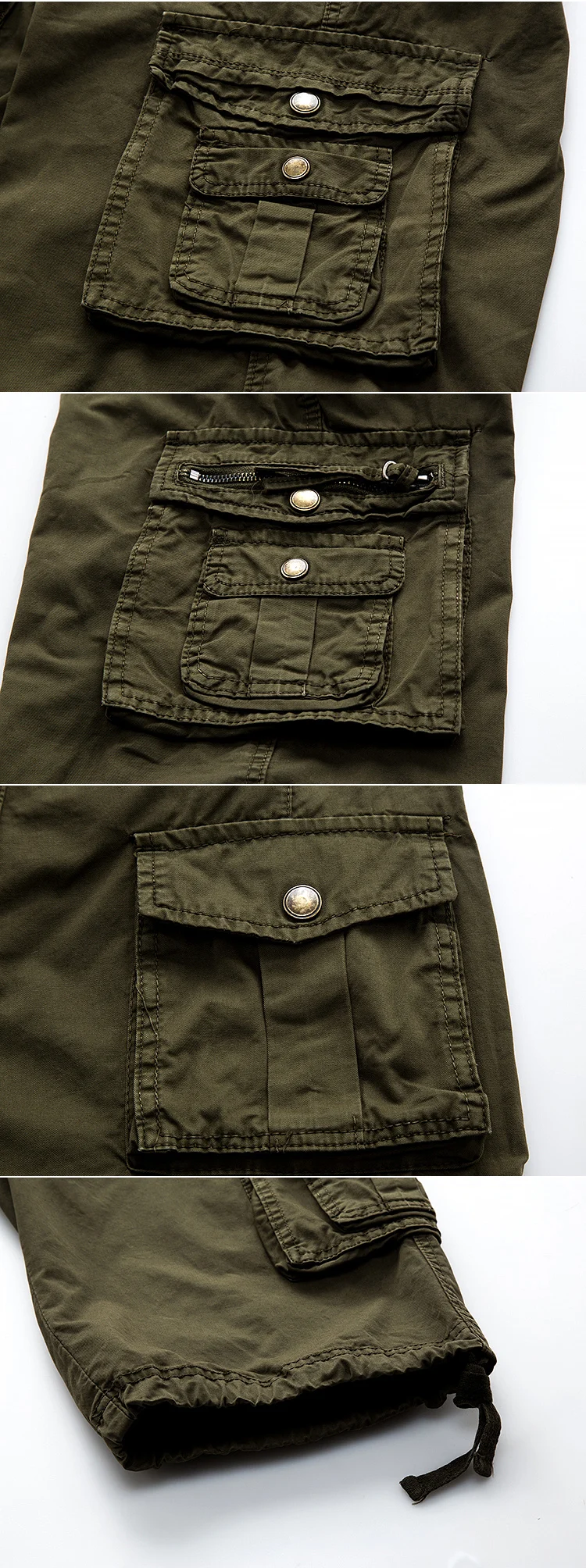 casual shorts for men Cargo Shorts Men 2022 Summer Army Military Tactical Homme Shorts Casual Solid Multi-Pocket Male Cargo Shorts Plus Size casual shorts for men