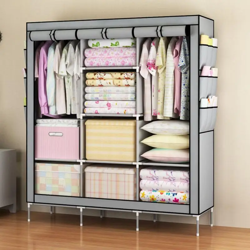 Ropa sencilla Armario Portátil Armario De Almacenamiento