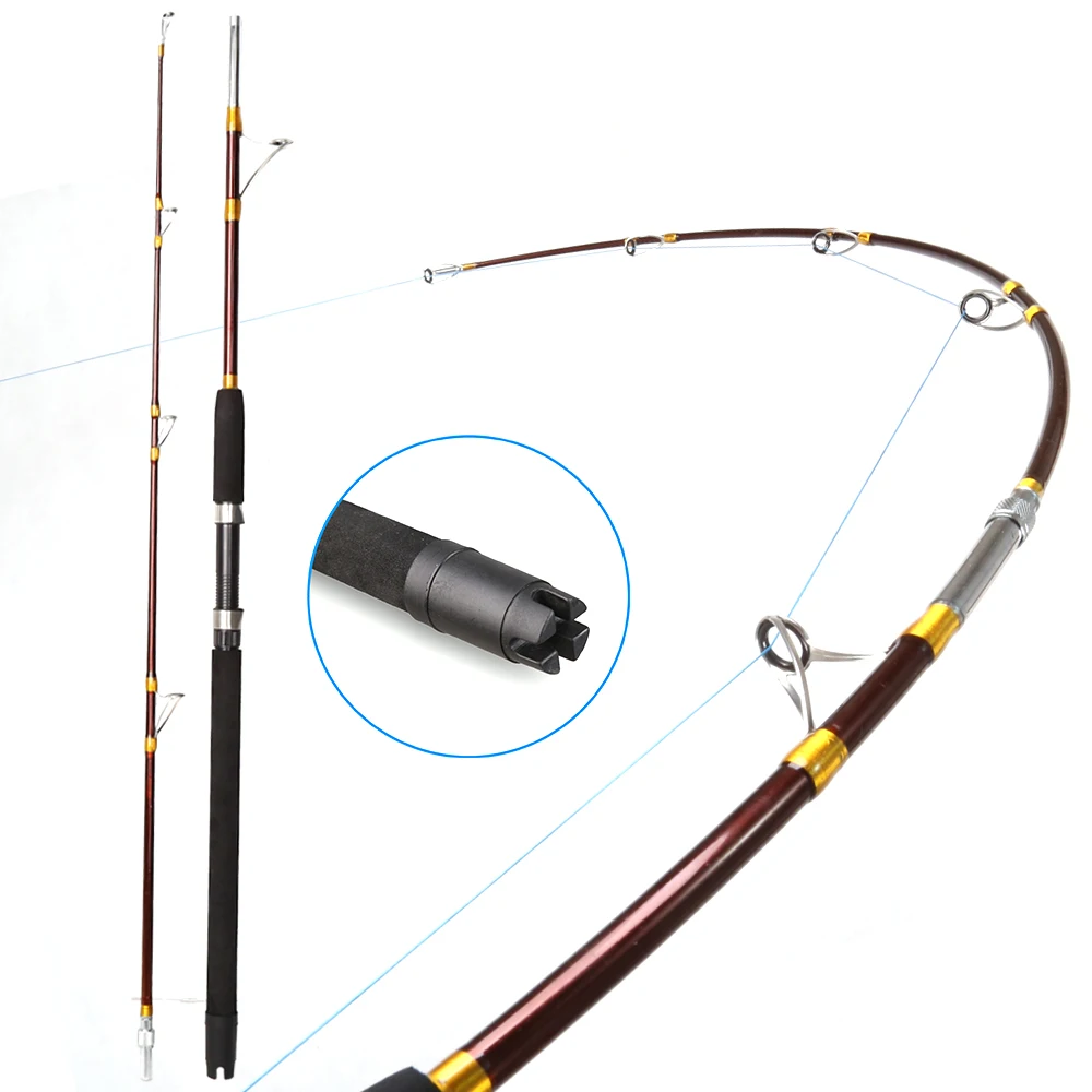 1.8m Heavy duty boat fishing rod super hard raft saltwater jigging