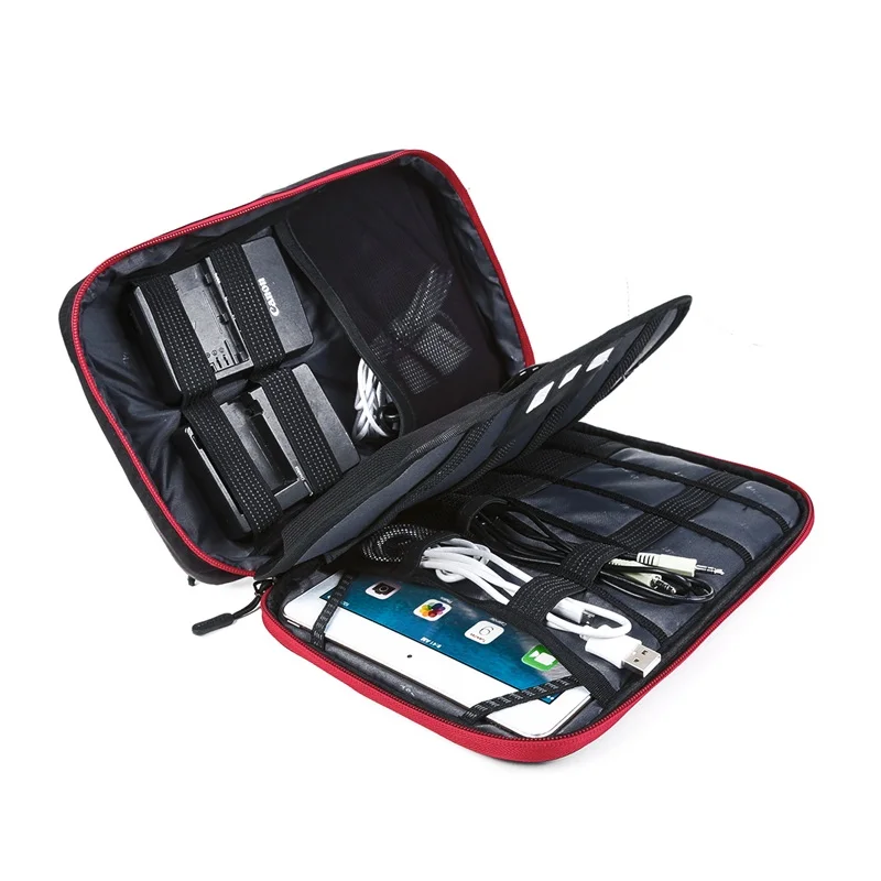 BAGSMART Date Cable Digital Accessories Finishing Bag Data Charger Wire Storage Bag Mp3 Earphones Usb Flash Drive Organizer Bag