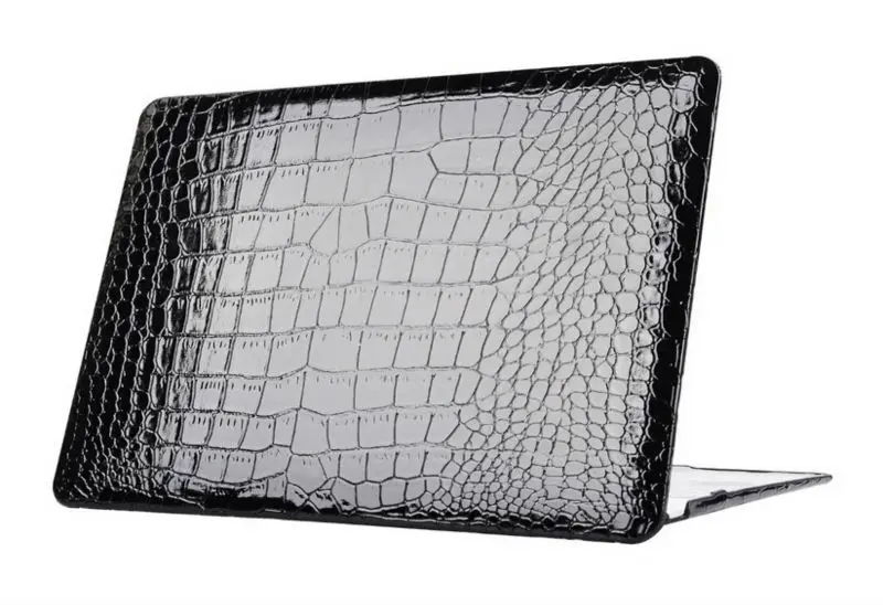Luxury Ultra Thin Crocodile Hard Laptop Leather Case Cover For Macbook Air 11 13 Pro 12 13 15