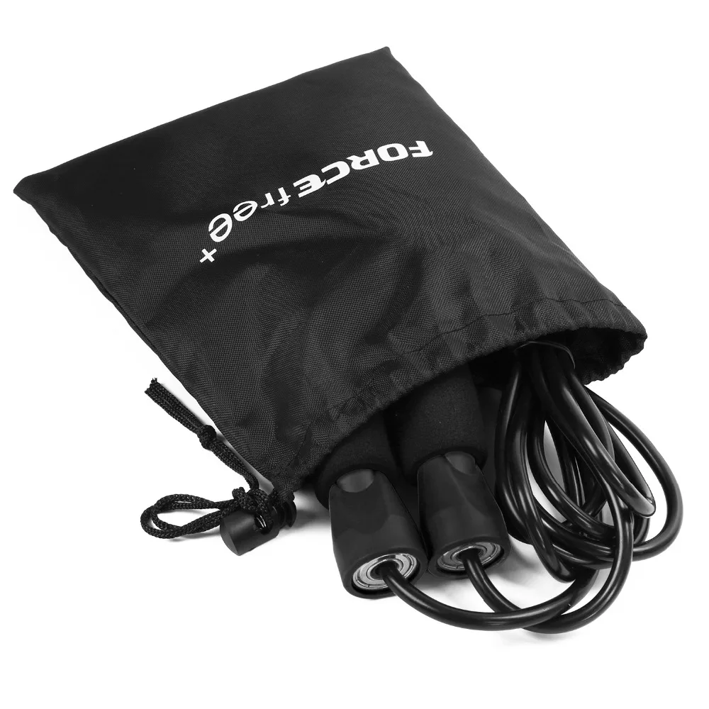 Forcefree+ Ball Bearing Speed Skipping Jump Rope Anti-slip Foam Handle Body Building Exercise Gym Training Fitness Equipment Forcefree+ Ball Bearing Speed Skipping Jump Rope Anti-slip Foam Handle Body Building Exercise Gym Training Fitness Equipment