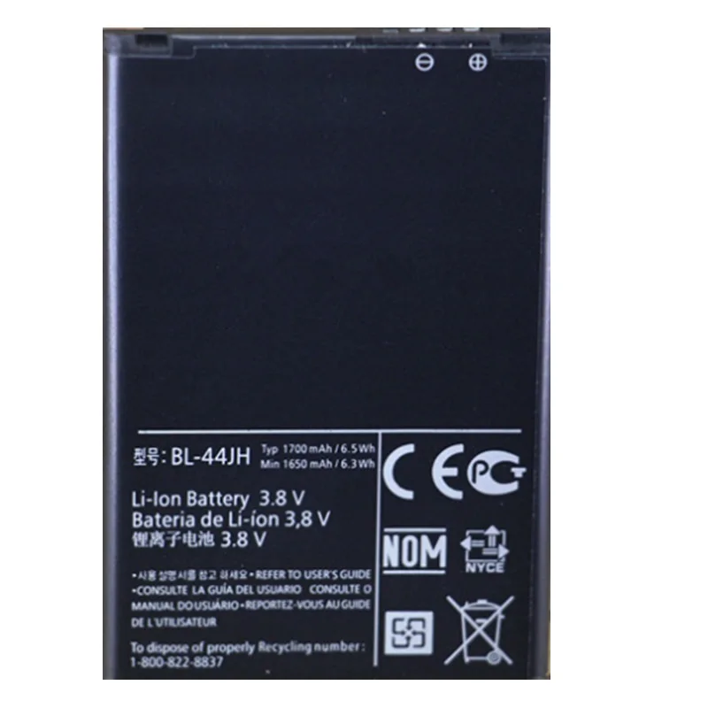 

BL-44JH Battery BL44JH for LG Optimus P705 L4 E440 E460 P700 LS860 MS770 LG730 US730 Cellphone External Bateria pack Replacement