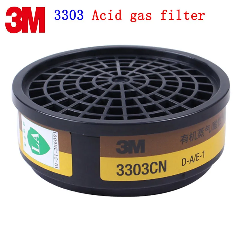 3M 3303CN gas mask filter Genuine security 3M filter against Acid gas