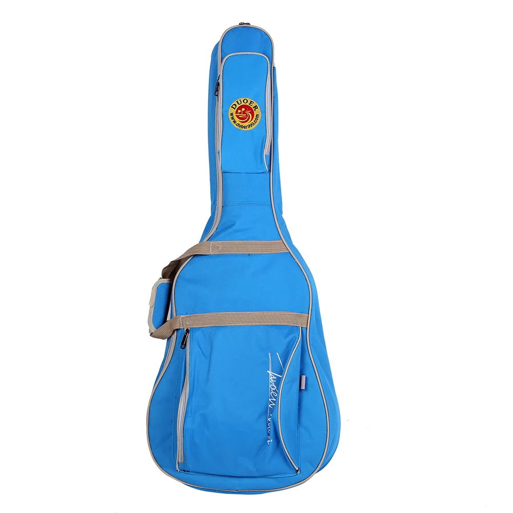 600D 10mm Sponge Cotton Padded Guitar Bag Backpack Shoulder Straps