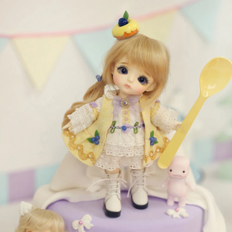 Новое поступление 1/8 BJD куклы BJD/SD милые желтый S. belle полимерный соединитель кукла с глазами для маленьких девочек подарок на день рождения