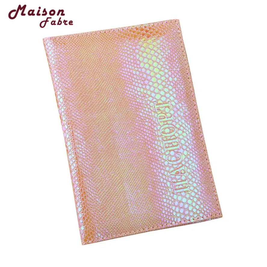 

2018 New 6 Colors 1PC Fashion Lizard Passport Holder Protector Wallet Business Card Soft Passport Cover Best Gift