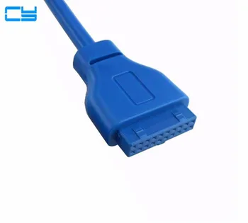 

Single Port USB3.0 USB 3.0 Female Screw Mount Panel Type to Motherboard 20Pin Cable 80cm 2ft 0.8m
