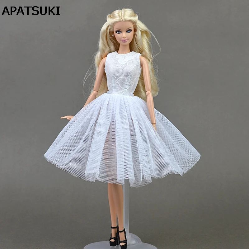 barbie in white dress