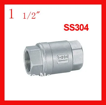 

New arrival DN40 1 1/2" SS304 1000WOG non-return valve,Stainless steel SS304 non-return valve,female thread conntion