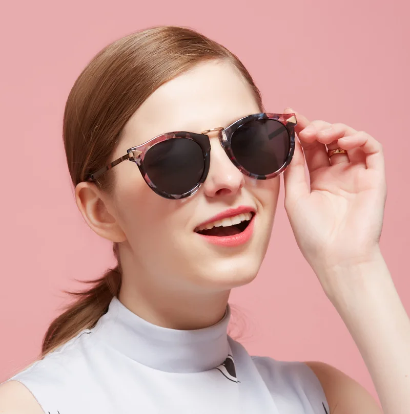 UV400 новая женская мода высокое качество фотохромные линзы поляризованный Солнцезащитные очки для женщин a1406