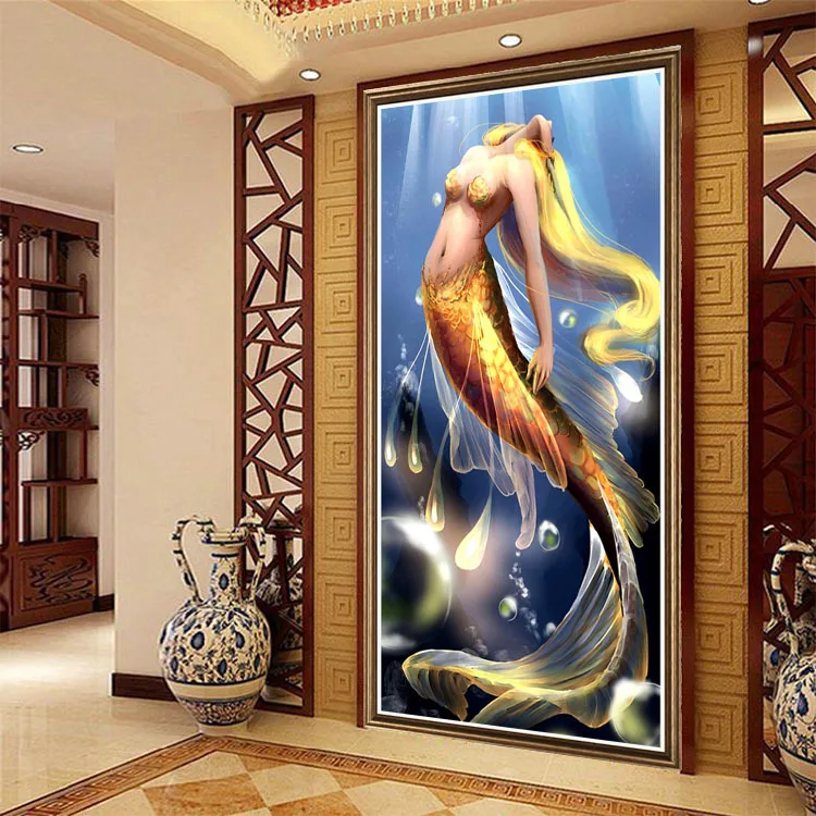 aliexpresscom buy diy full diamond painting resin square drill fantasy mermaid undersea landscape mosaic home decor cross stitch wall sticker from - Mermaid Home Decor aliexpresscom buy diy full diamond painting resin square drill fantasy mermaid undersea landscape mosaic home decor cross stitch wall sticker from - Mermaid Home Decor