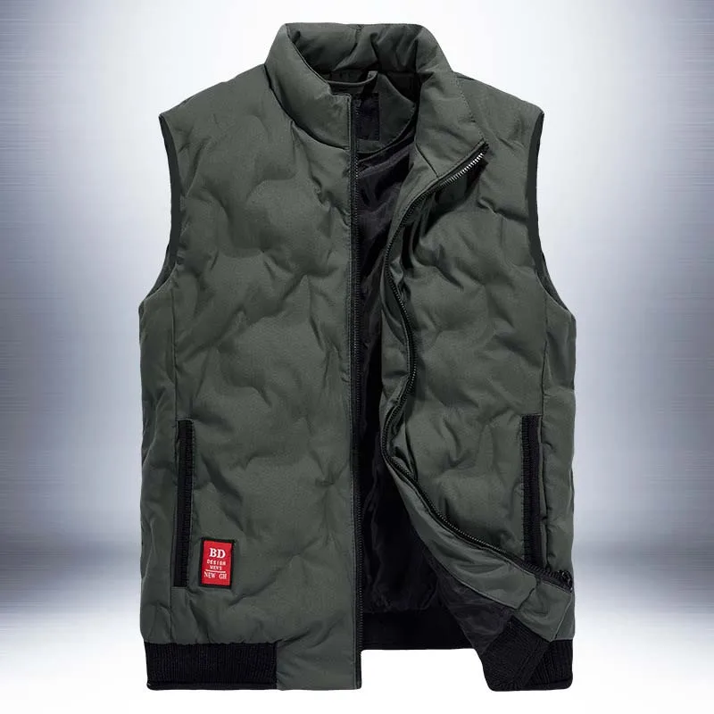 Autumn Winter Fashion Vest Men Casual Jacket Sleeveless Coat Korean Black Waistcoat Wide-Waisted Men Clothes Autumn Winter Fashion Vest Men Casual Jacket Sleeveless Coat Korean Black Waistcoat Wide-Waisted Men Clothes