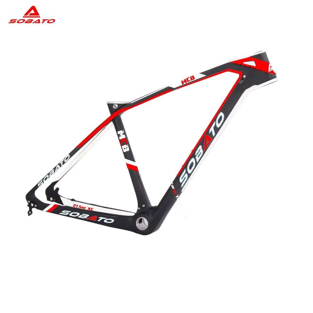 

27.5er UD matt 17.5" BSA Disc carbon frame MTB Bike mountain bicycle 650B Cycling Mountain MTB Bike Bicycle Frame