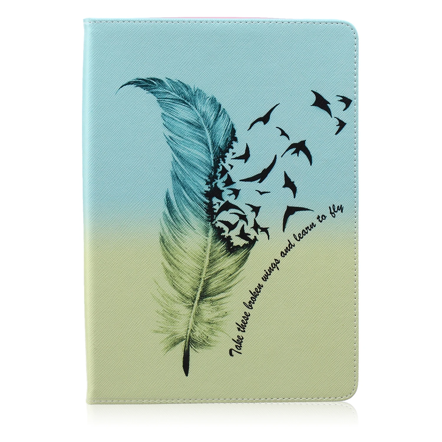 Cute Cartoon Giraffe PU Leather Stand Case Cover with Card Slots