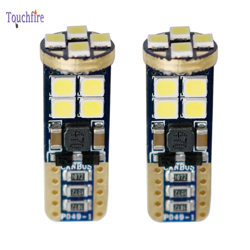 

100PCS T10 W5W 194 Canbus No Error Car Bulb 12LED 3030SMD Plate Reading Clearance Lights Wholesale dropship Ice Blue White bulbs