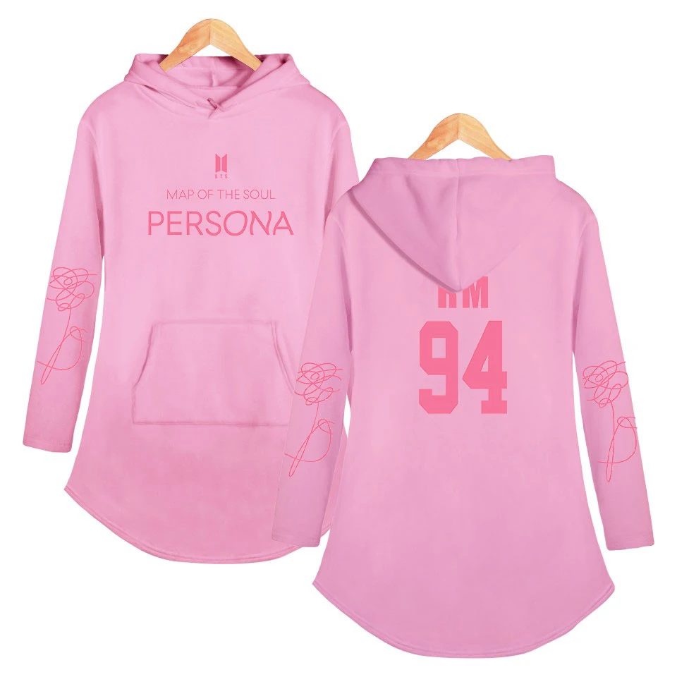

Fashion Cool Map Of The Soul Persona Korean Style Harajuku Fashion Casual Women's Clothing Women Sexy Capped Dresss