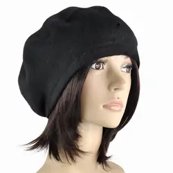 Новые Дамы шерсти смесь Французский Берет шапка теплая зимняя шапка Обувь для девочек Берет Hat
