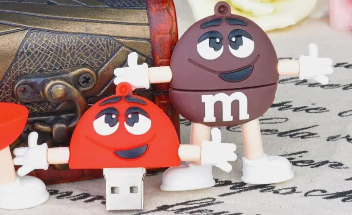 Usb флеш-накопитель с рисунком шоколада M& M, флеш-карта памяти, флеш-накопитель 32 ГБ, Usb флешка 64 ГБ, флешка 128 ГБ 16 ГБ 8 ГБ, флеш-накопитель, лучший подарок