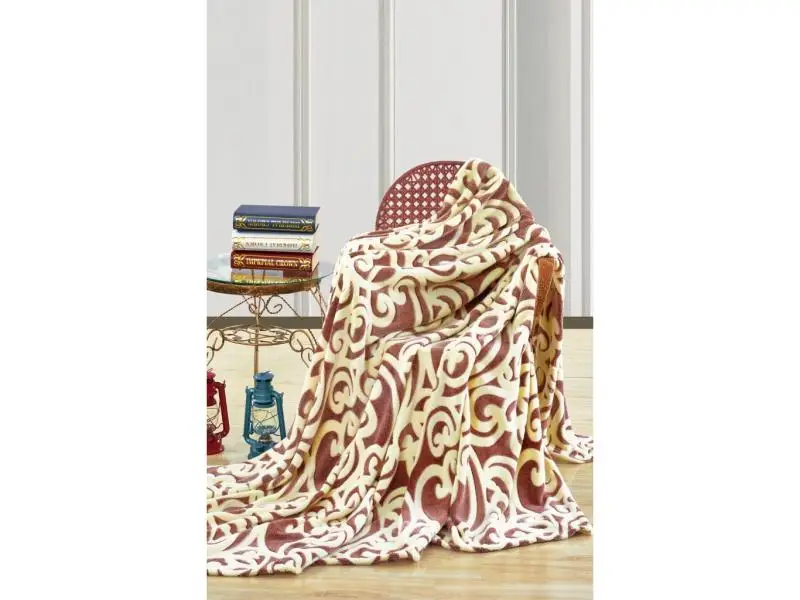 Plaid double Cleo, BAMBOO, 103-PB, 180*200 cm