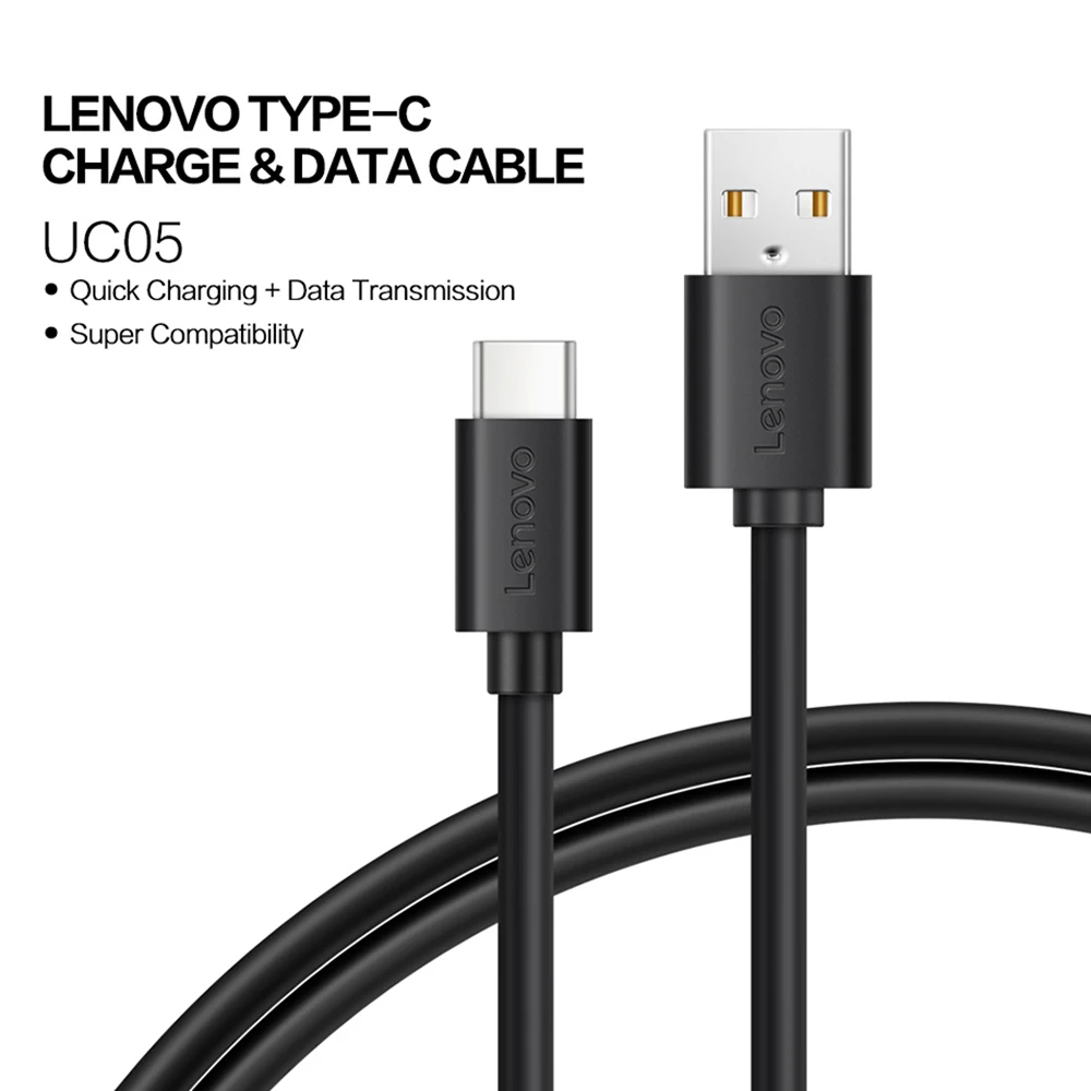 Lenovo usb type-C кабель 2A USB C кабель передачи данных для быстрой зарядки type-C USB Кабель зарядного устройства для lenovo OnePlus Xiaomi