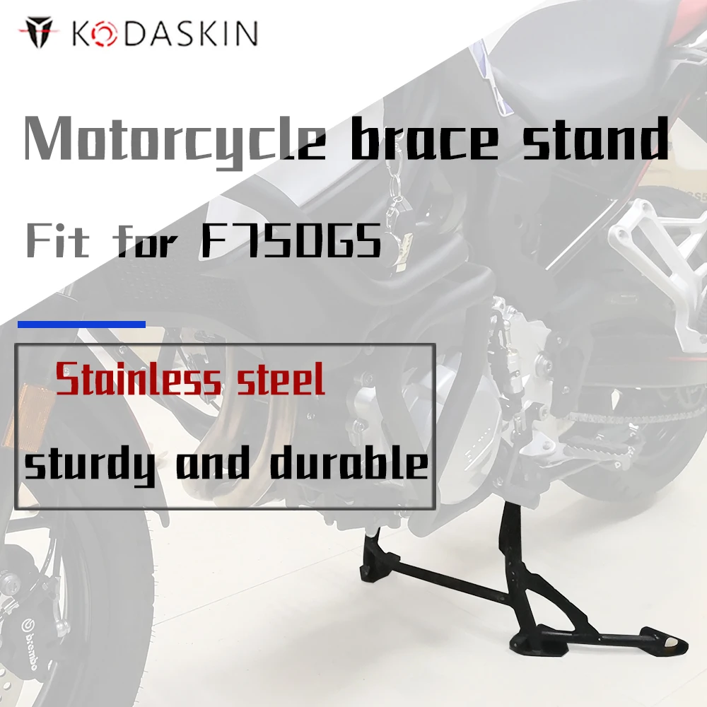 

KODASKIN Motorcycle Center Kickstand Foot Kick Stand Side Bracket Mount Support for BMW F750GS