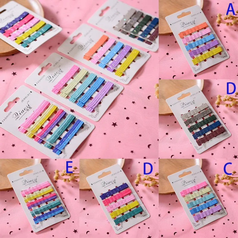 Cute Sequins Design Hair Pin Children Hairpin Princess Hair Accessories Baby Girl Hairpin 20Pcs Girls Hair Clips