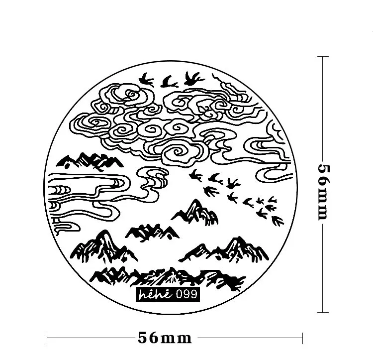 Новинка! 108 узоры для ногтей штамповочная пластина круглый из нержавеющей стали художественный штамп с изображением для ногтей шаблоны пластины для ногтей штамповка